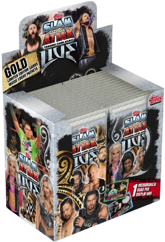 WWE Slam Attax Live - Booster Box Pack - 36 packets - 324 cards