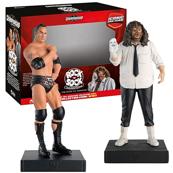 The Rock & Mankind - WWE Eaglemoss – Special Edition 2 & Magazine